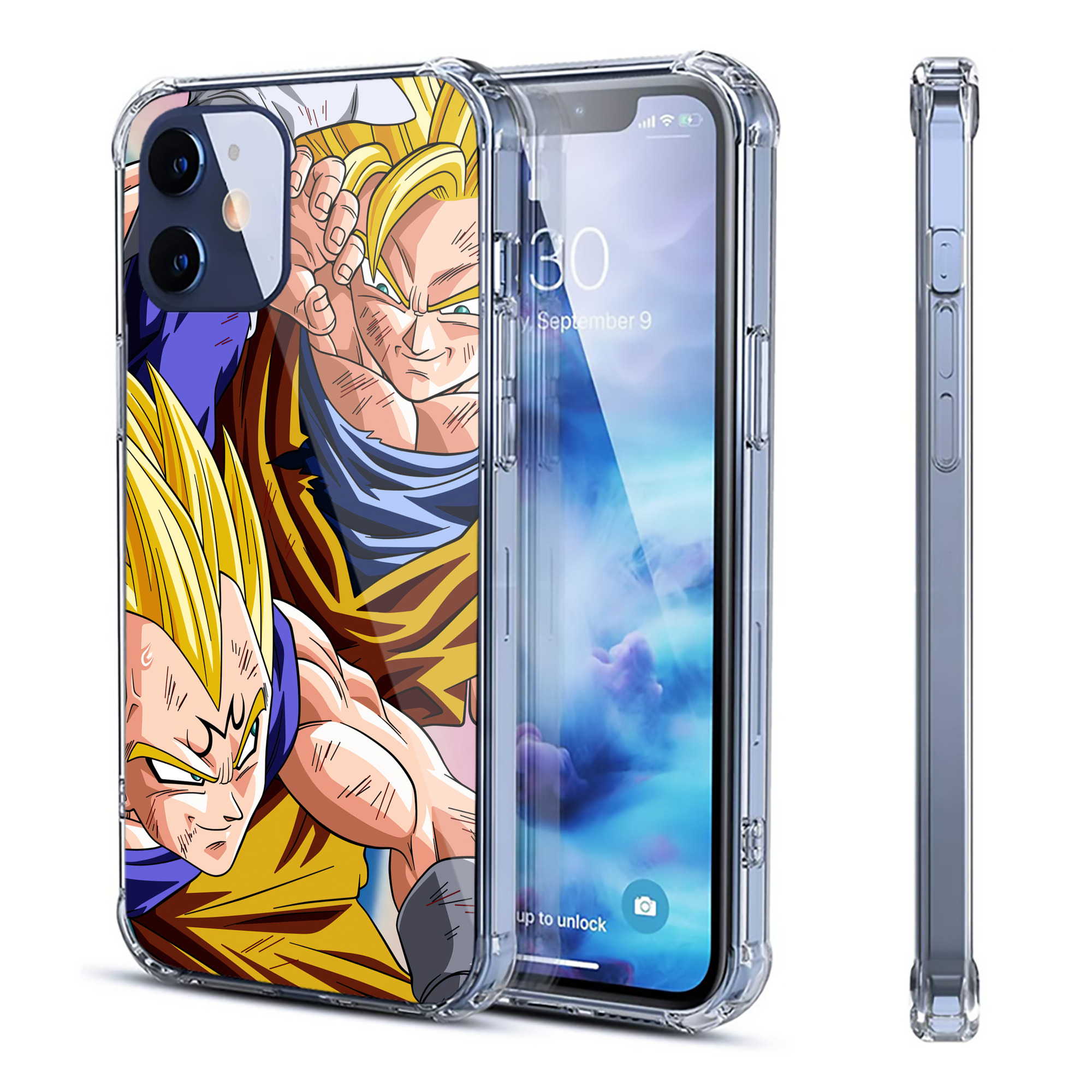 （画像用） ドラゴンボール DRAGON BALL 【iPhone 12シリーズ対応】透明スマホケース（クリアソフトケース）